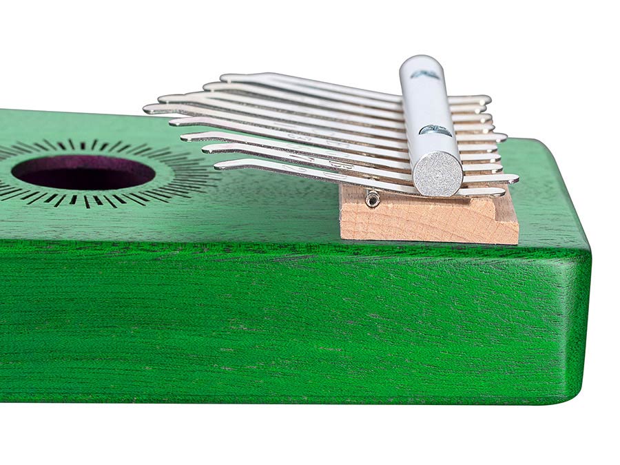 Sela Kalimba Mahogany 10" Green