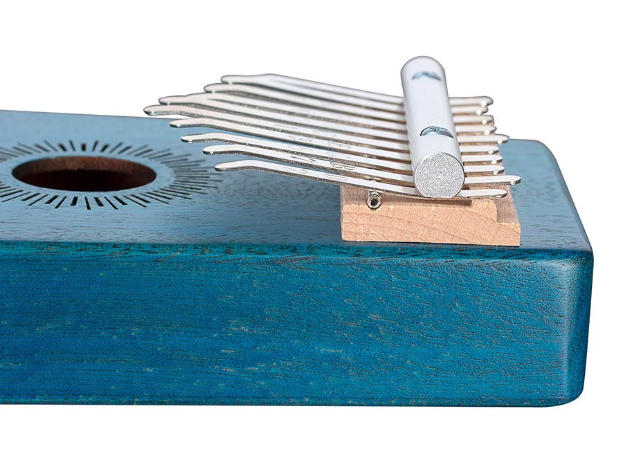 Sela Kalimba Mahogany 10" blauw