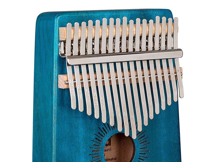 Sela Kalimba Mahogany 17" blauw