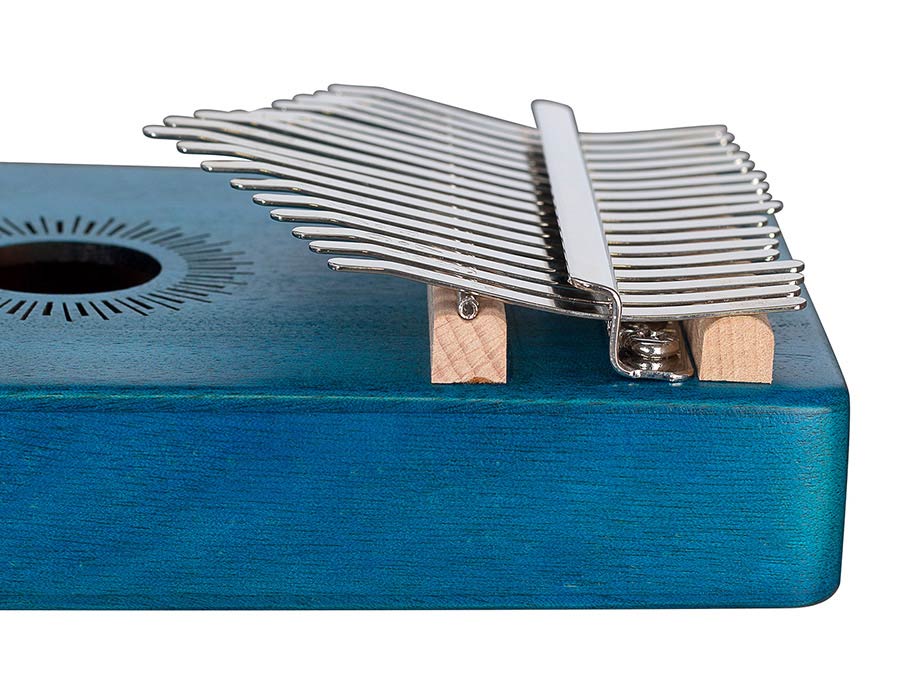 Sela Kalimba Mahogany 17" blauw