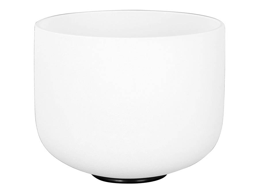 Sela Quartz Crystal Singing Bowl 9" 440hz A, met klopper en siliconen ring