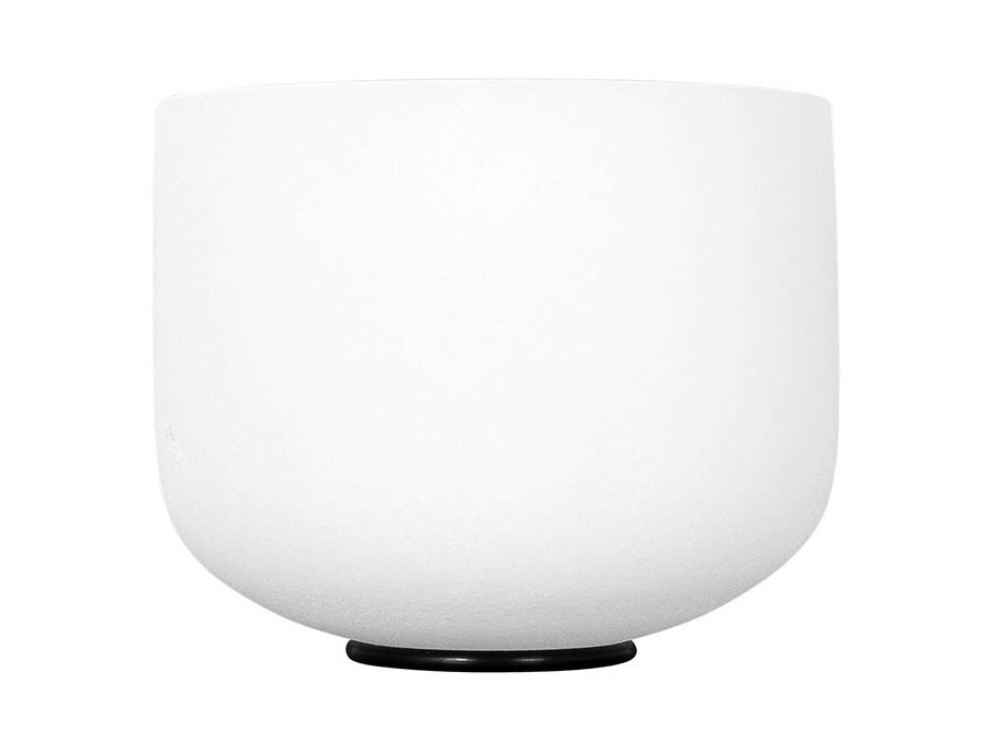 Sela Quartz Crystal Singing Bowl 9" 440hz A, met klopper en siliconen ring