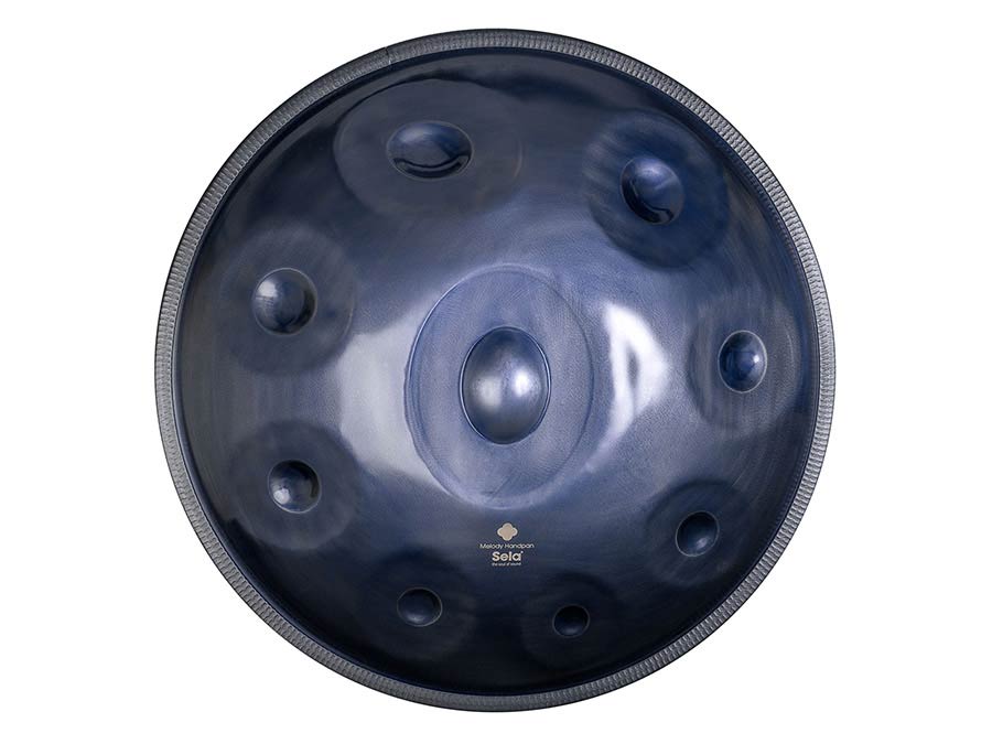 Sela Steel Handpan D Kurd 440 Hz, inclusief gevoerde tas