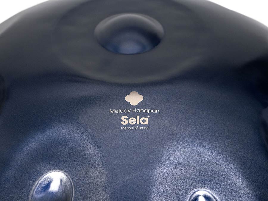 Sela Steel Handpan D Kurd 440 Hz, inclusief gevoerde tas