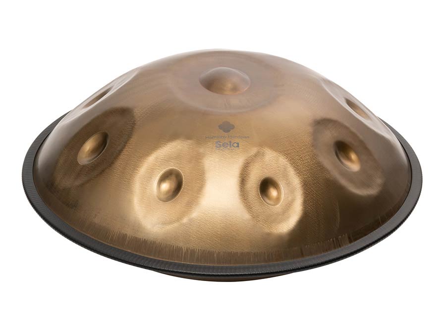 Sela Stainless Steel Handpan D Kurd 440 Hz, inclusief gevoerde tas