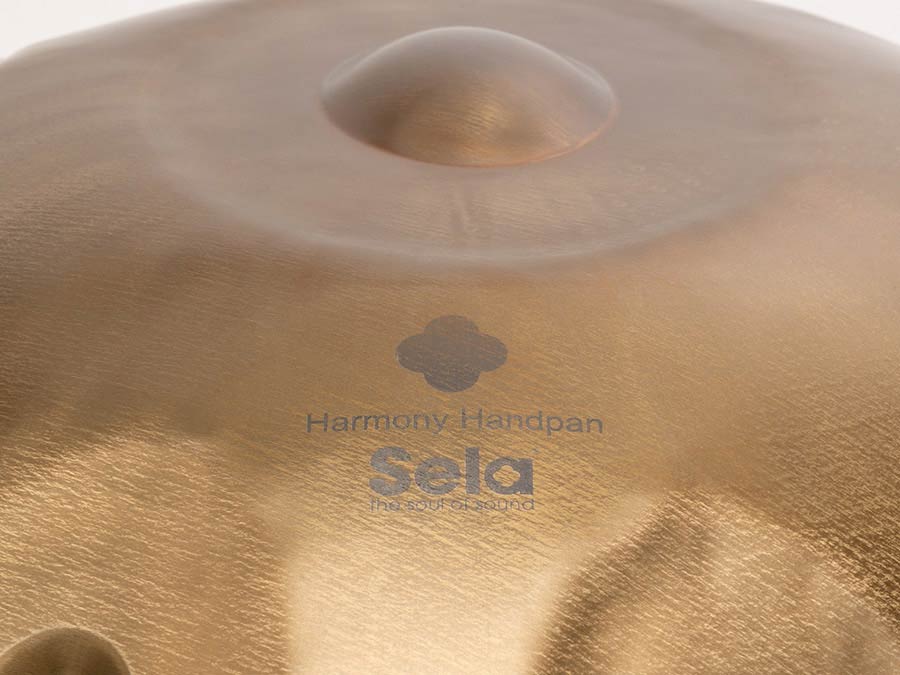 Sela Stainless Steel Handpan D Kurd 440 Hz, inclusief gevoerde tas