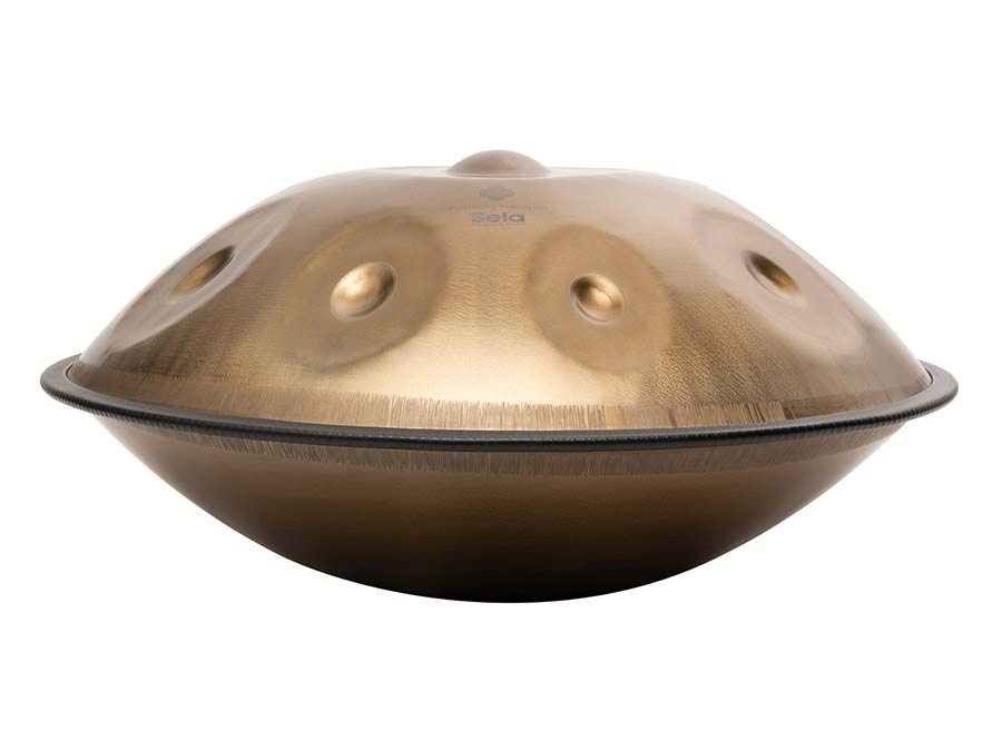Sela Stainless Steel Handpan D Kurd 440 Hz, inclusief gevoerde tas