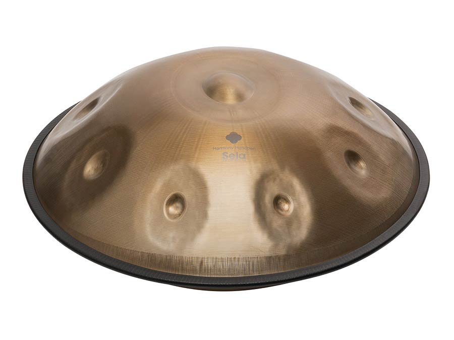 Sela Stainless Steel Handpan Bb2 Amara 440 Hz, inclusief gevoerde tas
