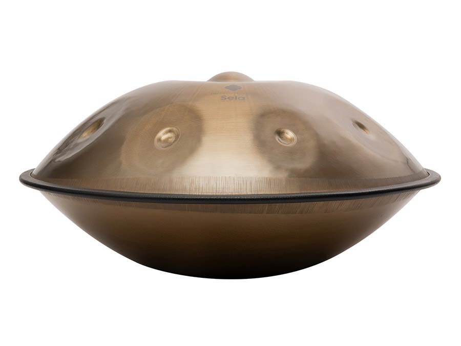 Sela Stainless Steel Handpan Bb2 Amara 440 Hz, inclusief gevoerde tas