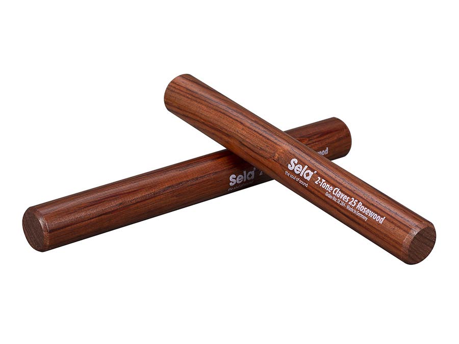 Sela 2-Tone Claves 25mm, Rosewood