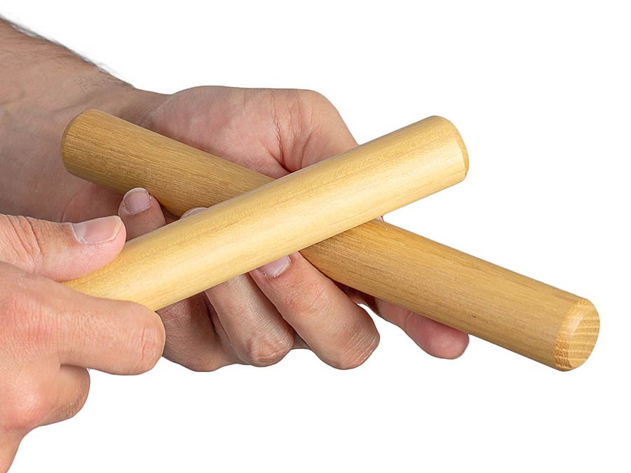 Sela 2-Tone Claves 25mm, Acacia