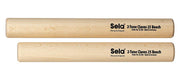 Sela 2-Tone Claves 25mm, Beech