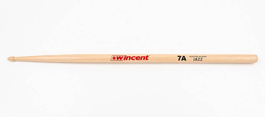 Wincent W-7AJ 7A Jazz Hickory Drumstokken – 406 x 13,6 mm