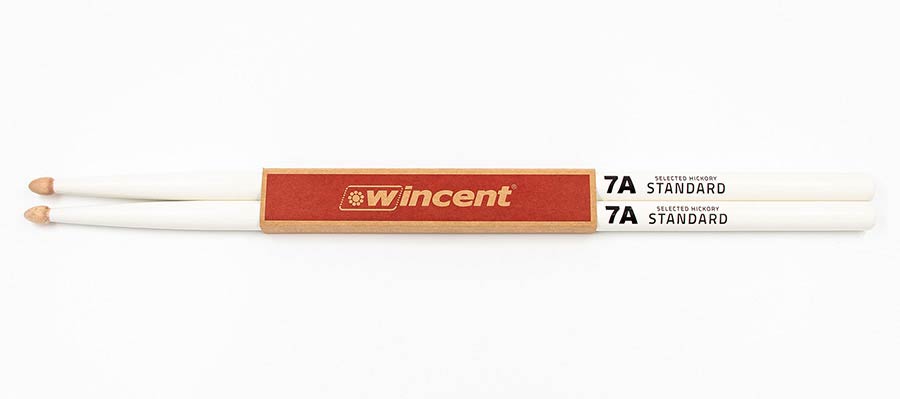 Wincent W-7ACW 7A White Hickory Drumstokken – 395 x 13,6 mm