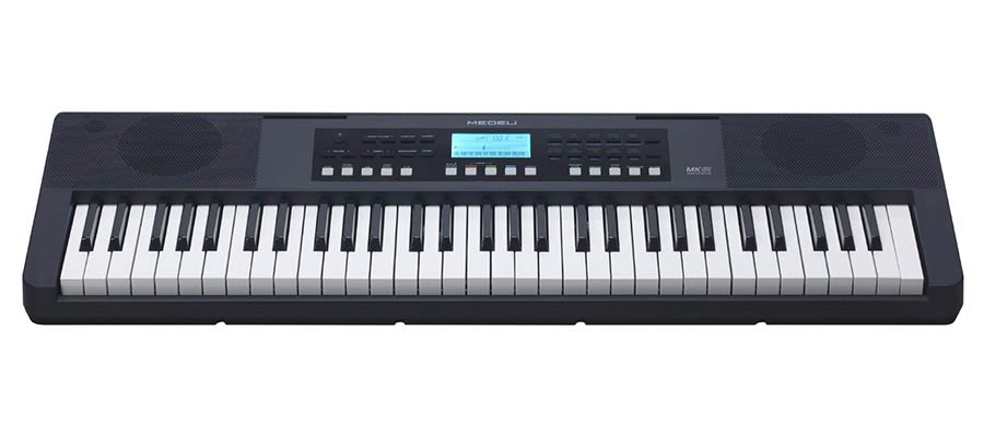 elementary keyboard, 61 touch sensitive keys (PSTK), 2 x 2,5 W