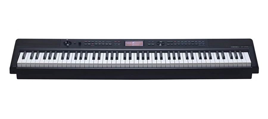 digital compact stage piano, 88 keys hammer action (GAC), styles, BT, sustain pedal, 4x23W, black