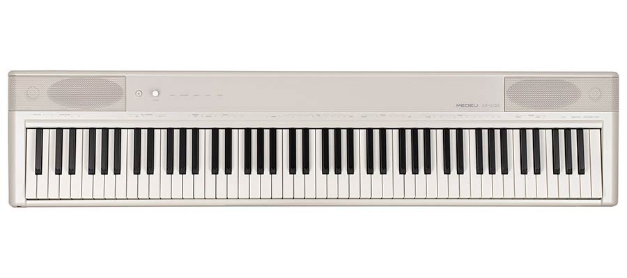 digital compact stage piano, 88 keys hammer action (GAC), 2 x 25 W, white