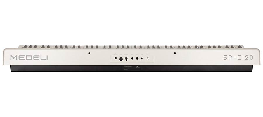digital compact stage piano, 88 keys hammer action (GAC), 2 x 25 W, white