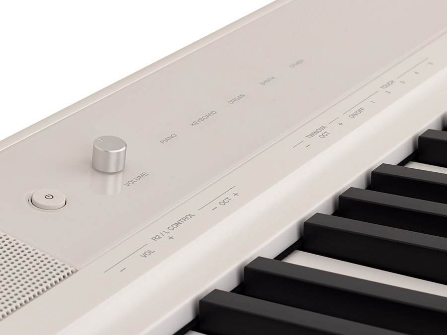digital compact stage piano, 88 keys hammer action (GAC), 2 x 25 W, white