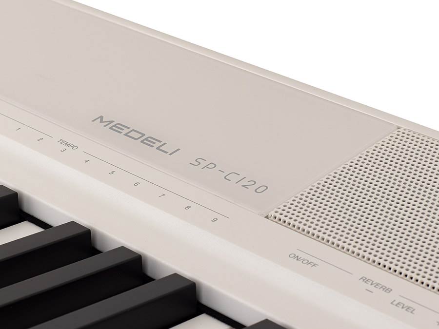 digital compact stage piano, 88 keys hammer action (GAC), 2 x 25 W, white