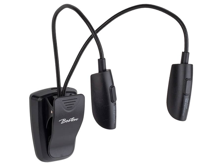 Boston MSL-712 music stand light fixture with 2x 6 LED