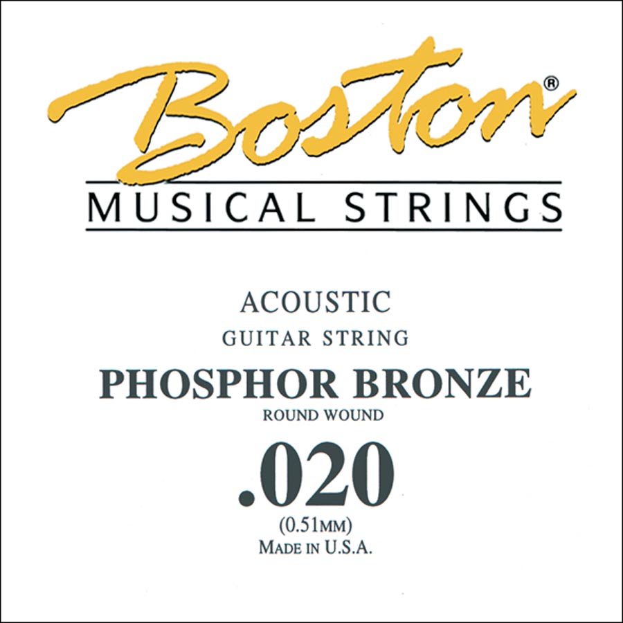 Boston BPH-020 losse .020-snaar voor akoestische gitaar – fosforbrons