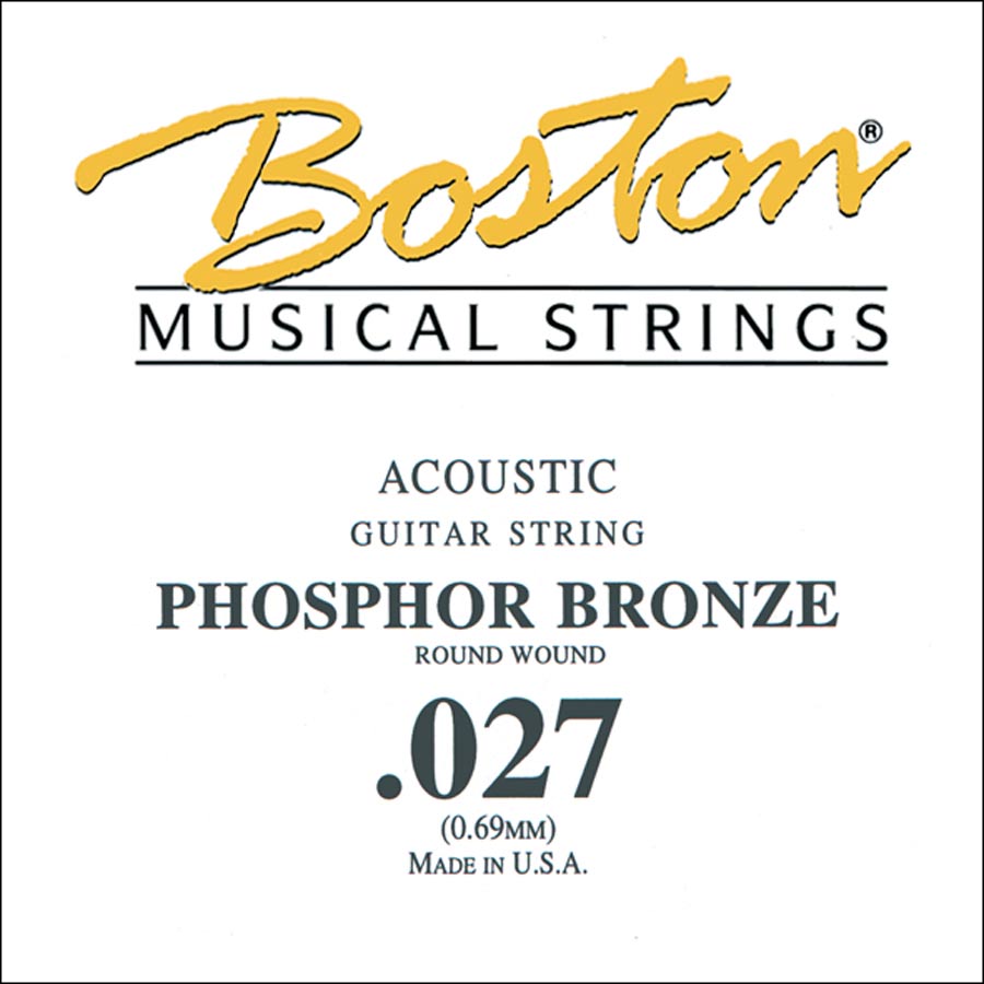 Boston BPH-027 losse .027-snaar voor akoestische gitaar – fosforbrons