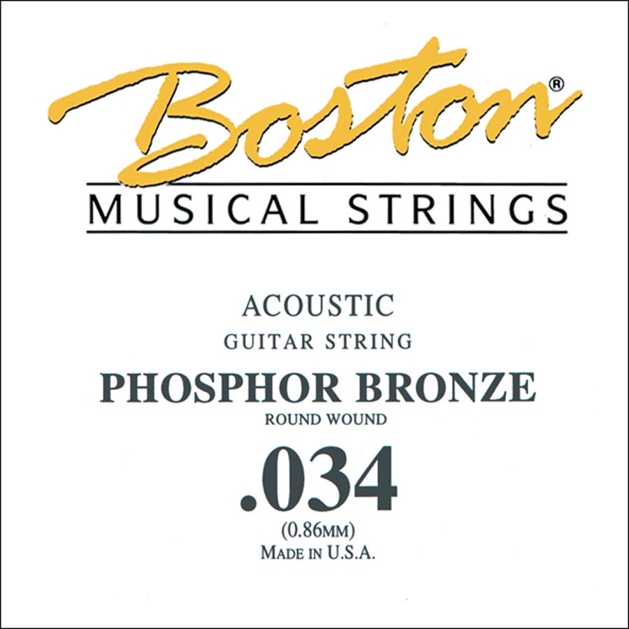 Boston BPH-034 losse .034-snaar voor akoestische gitaar – fosforbrons
