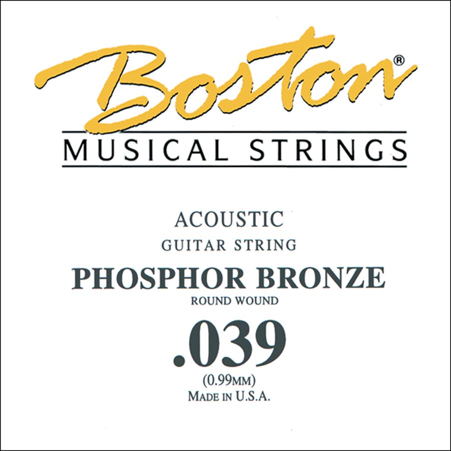 Boston BPH-039 losse .039-snaar voor akoestische gitaar – fosforbrons