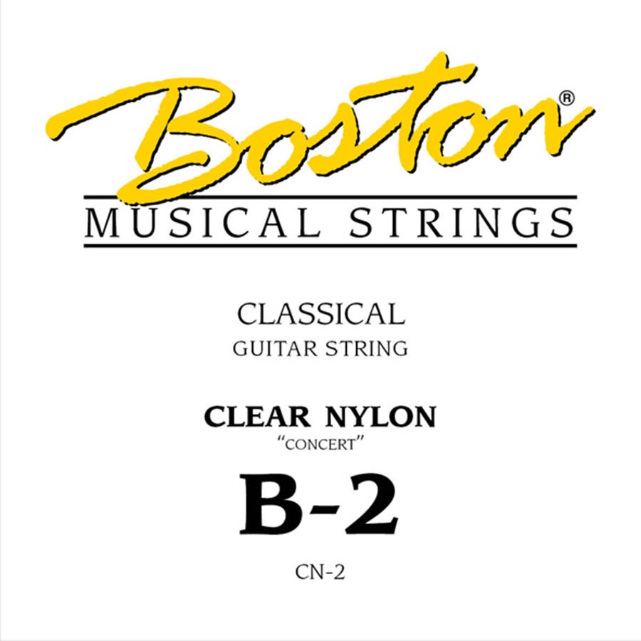 Boston CN-2 losse B2-snaar voor klassieke gitaar – transparant nylon