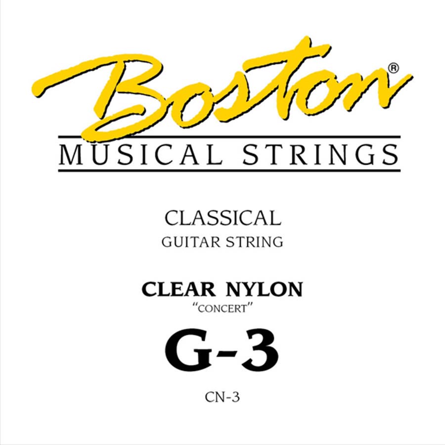 Boston CN-3 losse G3-snaar voor klassieke gitaar – transparant nylon