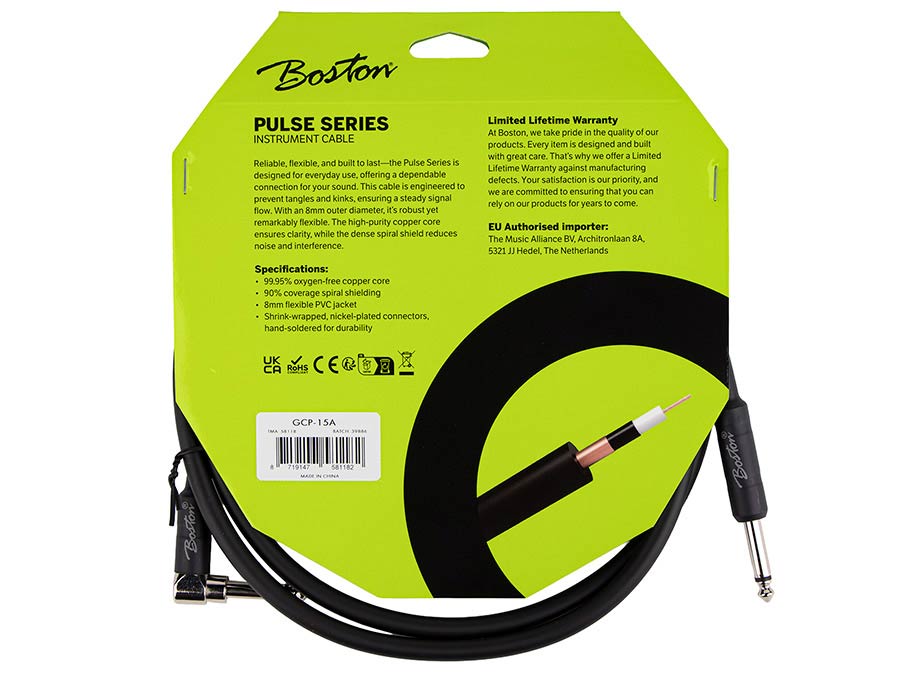 Boston GCP-15A Instrumentkabel 1.5 meter