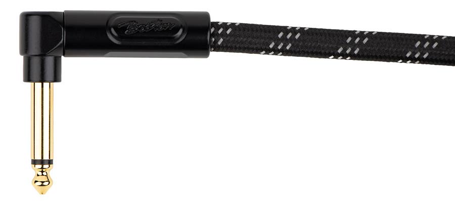 Boston GCRB-60A Gevlochten instrumentkabel Zwart Tweed 6.0 meter
