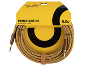 Boston GCRT-90 Gevlochten instrumentkabel Geel Tweed 9.0 meter