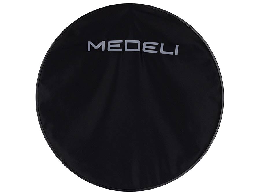 20" rear head for kick drum, cloth screen with logo, outward facing, for medeli MZ700/900 series