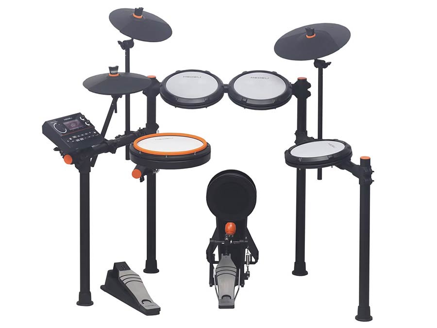 digital drum kit, all mesh head pads, 10S-8-8-8-6K, 12HH-10C-12R