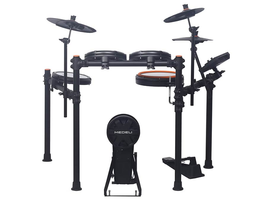 digital drum kit, all mesh head pads, 10S-8-8-8-6K, 12HH-10C-12R
