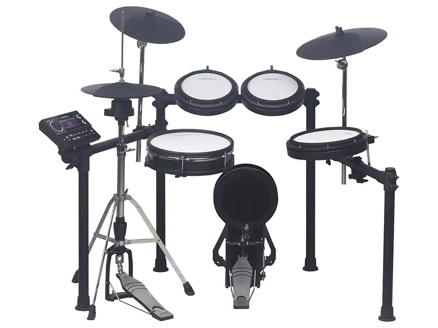 digital drum kit, all mesh head pads, 12S-8-8-10-8K, 12HH-12C-14R