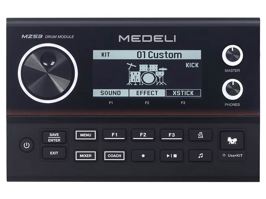 digital drum kit, all mesh head pads, 12S-8-8-10-8K, 12HH-12C-14R