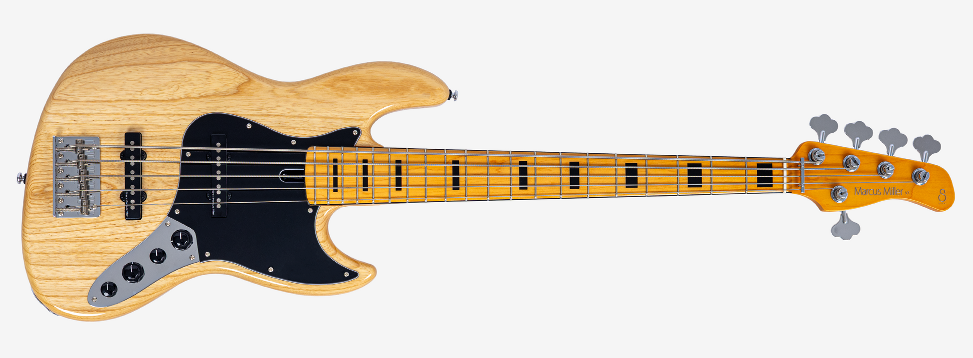 Sire V7VN S5 Marcus Miller Vintage Ash New Gen 5-snarige actieve basgitaar natural