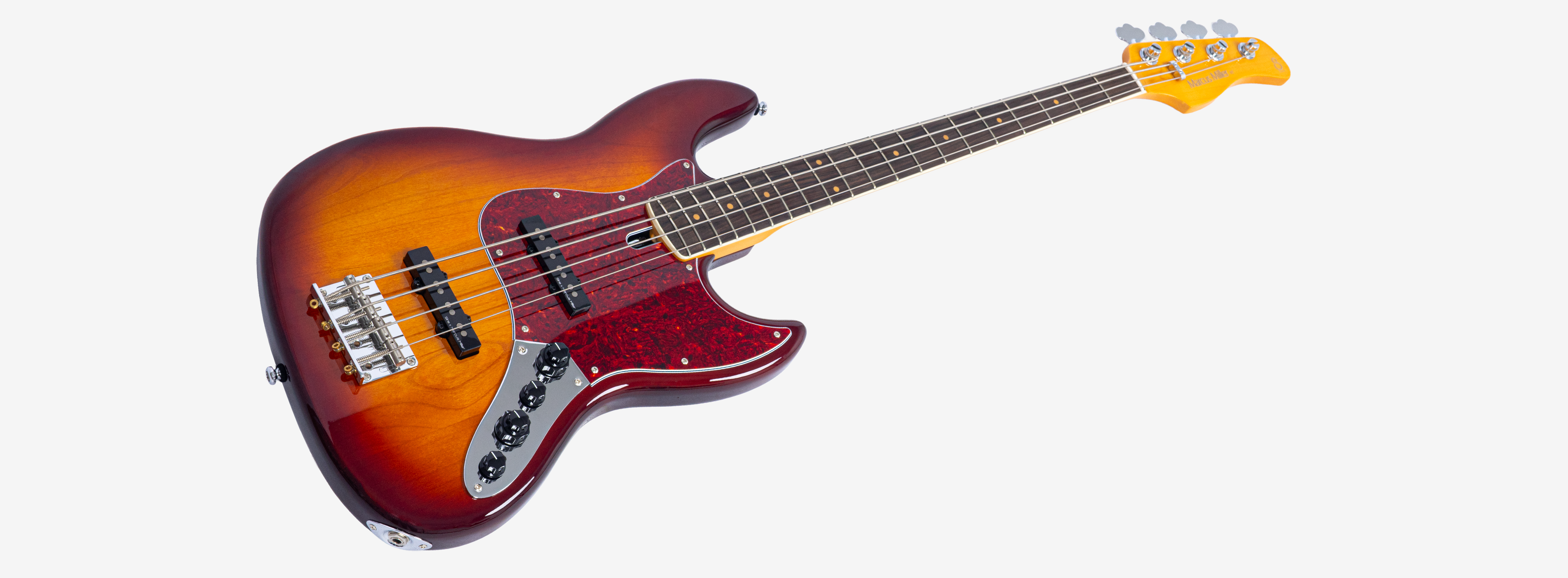 Sire V7VN A4 Marcus Miller Vintage New Gen 4-snarige actieve basgitaar tobacco sunburst
