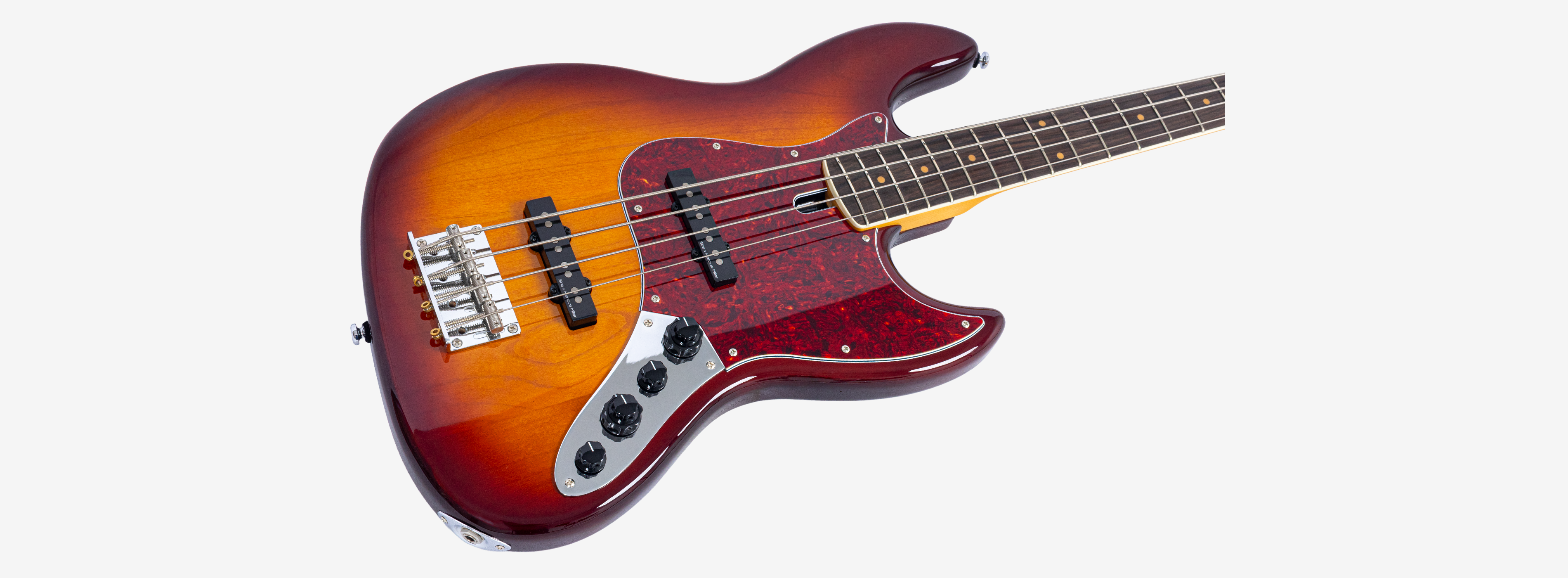 Sire V7VN A4 Marcus Miller Vintage New Gen 4-snarige actieve basgitaar tobacco sunburst