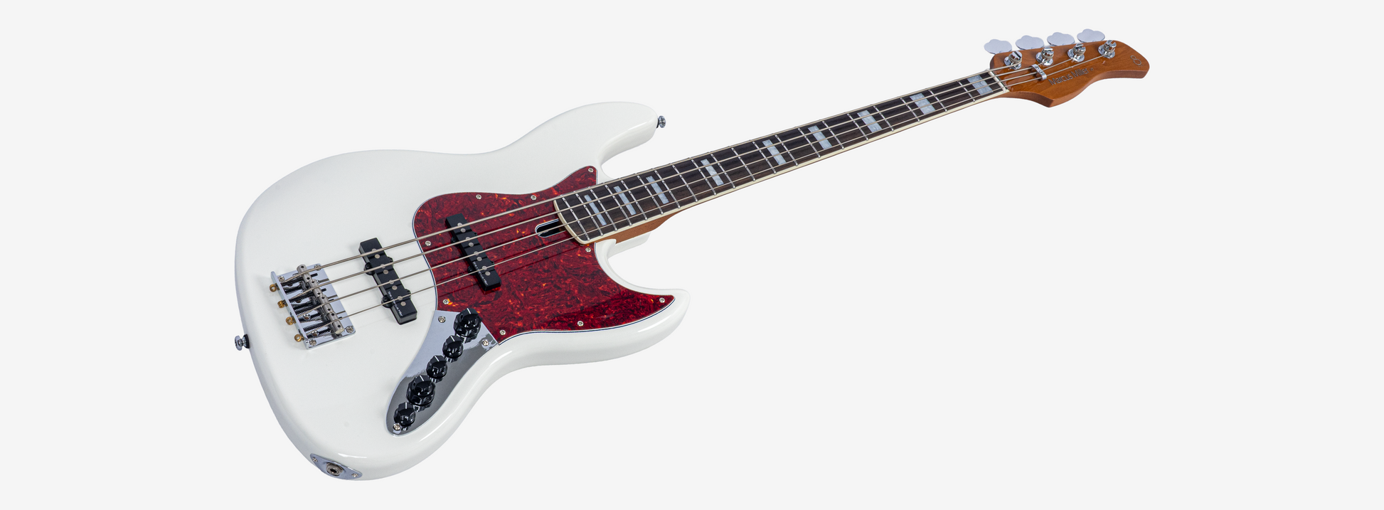 Sire V7N A4 Marcus Miller New Gen 4-snarige actieve basgitaar antique white