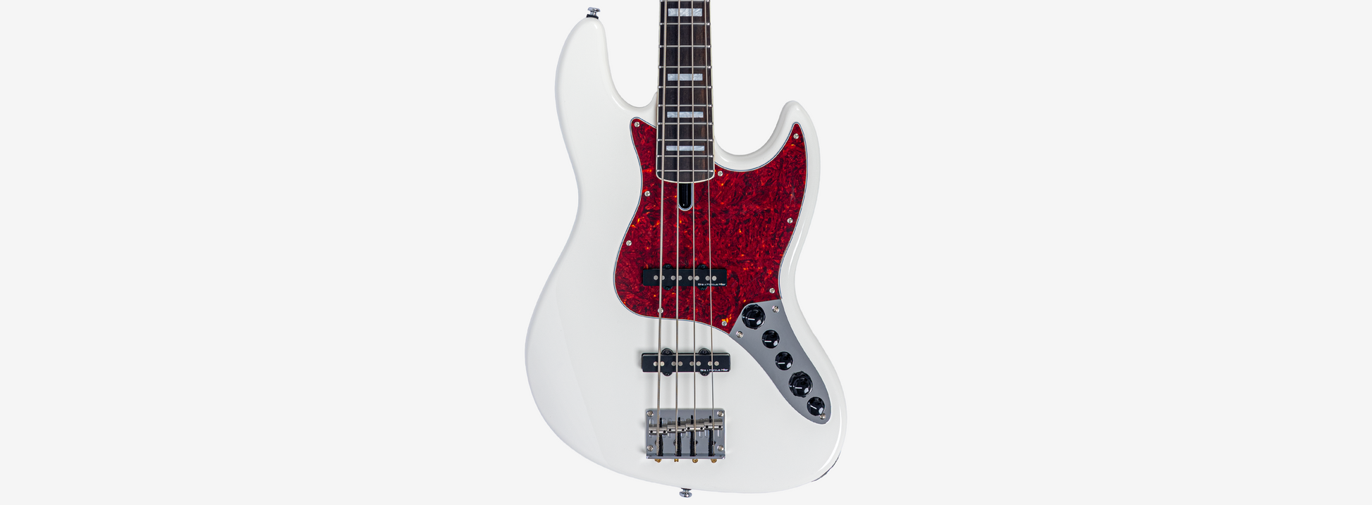 Sire V7N A4 Marcus Miller New Gen 4-snarige actieve basgitaar antique white