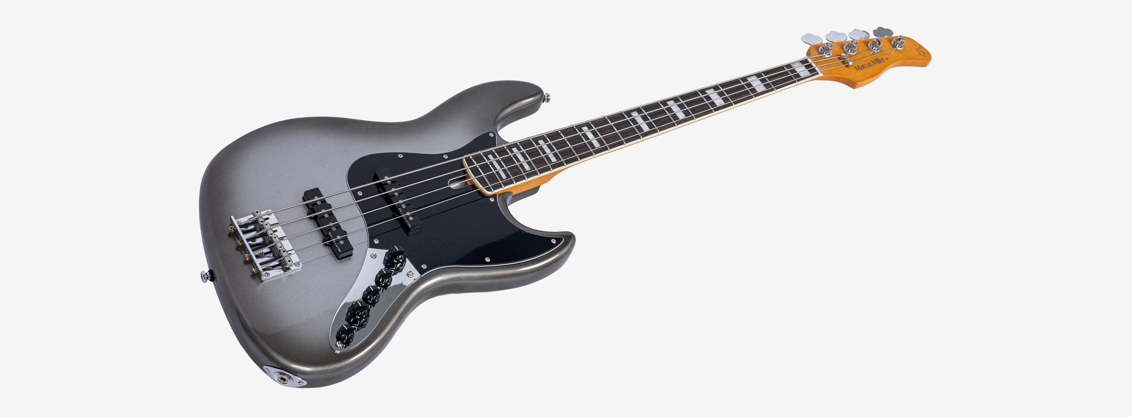 Sire V7N A4 Marcus Miller New Gen 4-snarige actieve basgitaar mercury