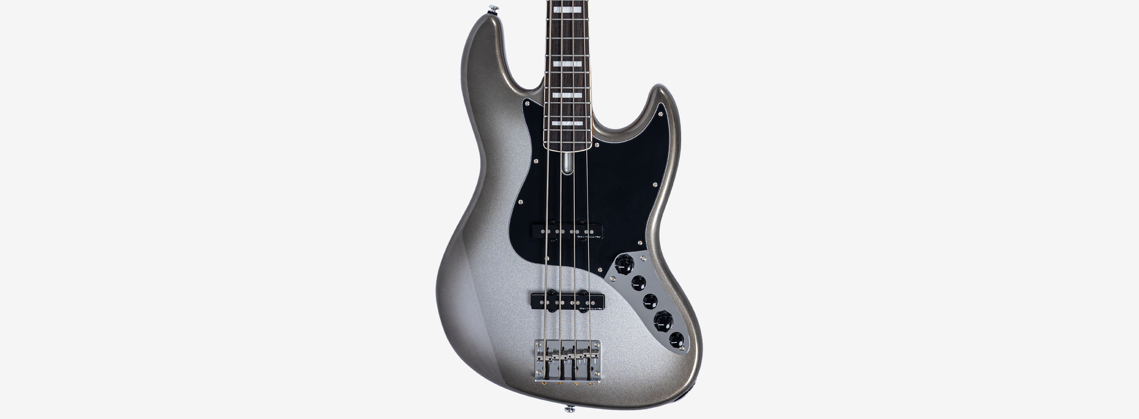 Sire V7N A4 Marcus Miller New Gen 4-snarige actieve basgitaar mercury