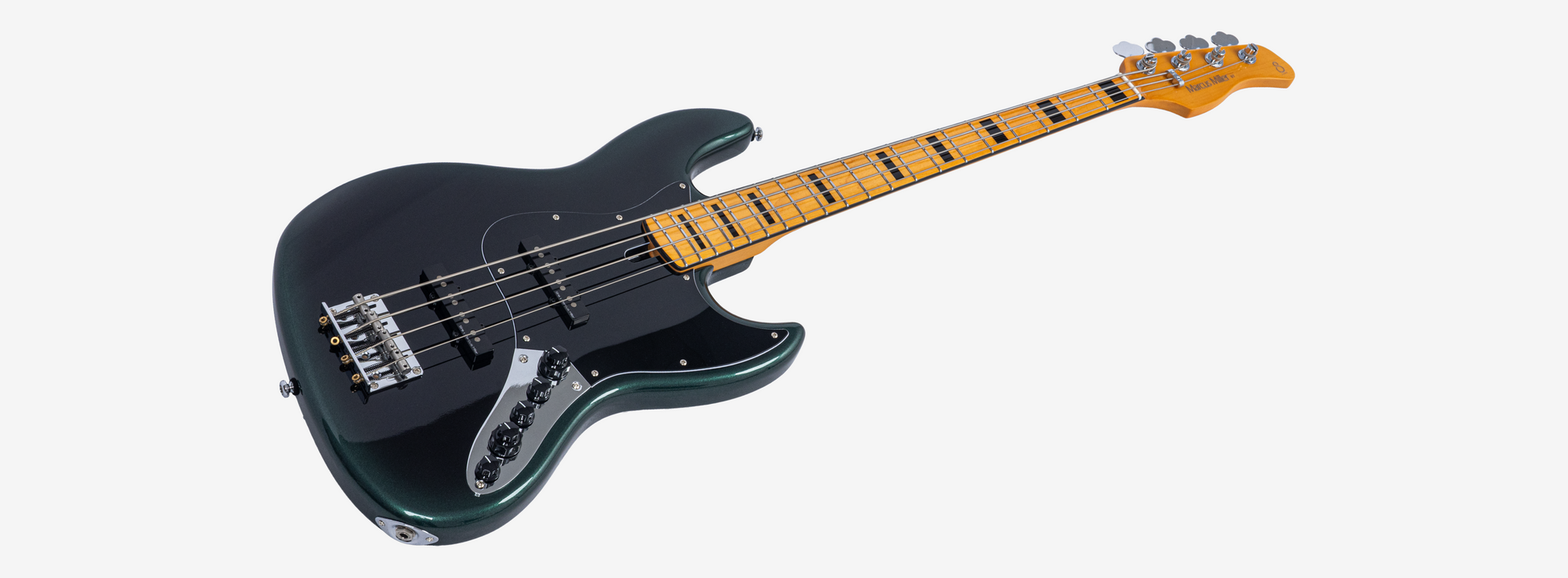 Sire V7N A4 Marcus Miller New Gen 4-snarige actieve basgitaar dark forest