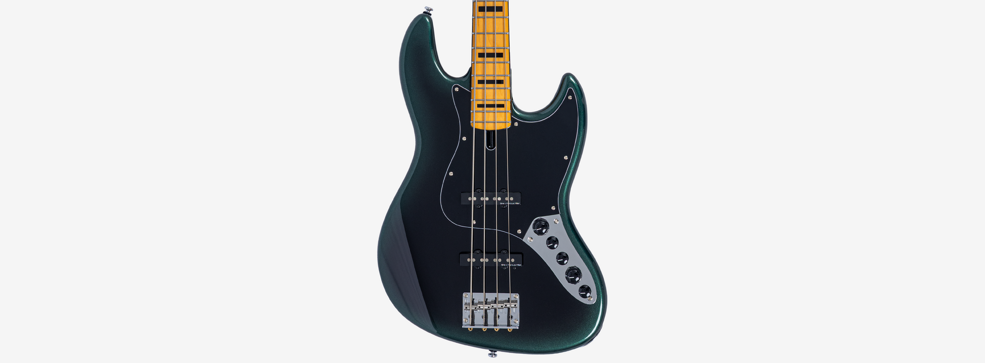 Sire V7N A4 Marcus Miller New Gen 4-snarige actieve basgitaar dark forest
