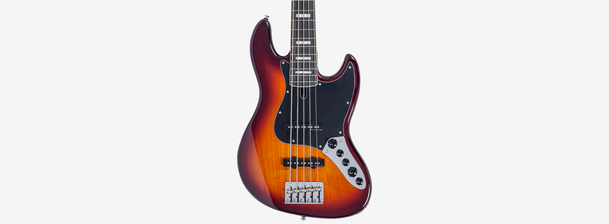Sire V7N A5 Marcus Miller New Gen 5-snarige actieve basgitaar tobacco sunburst