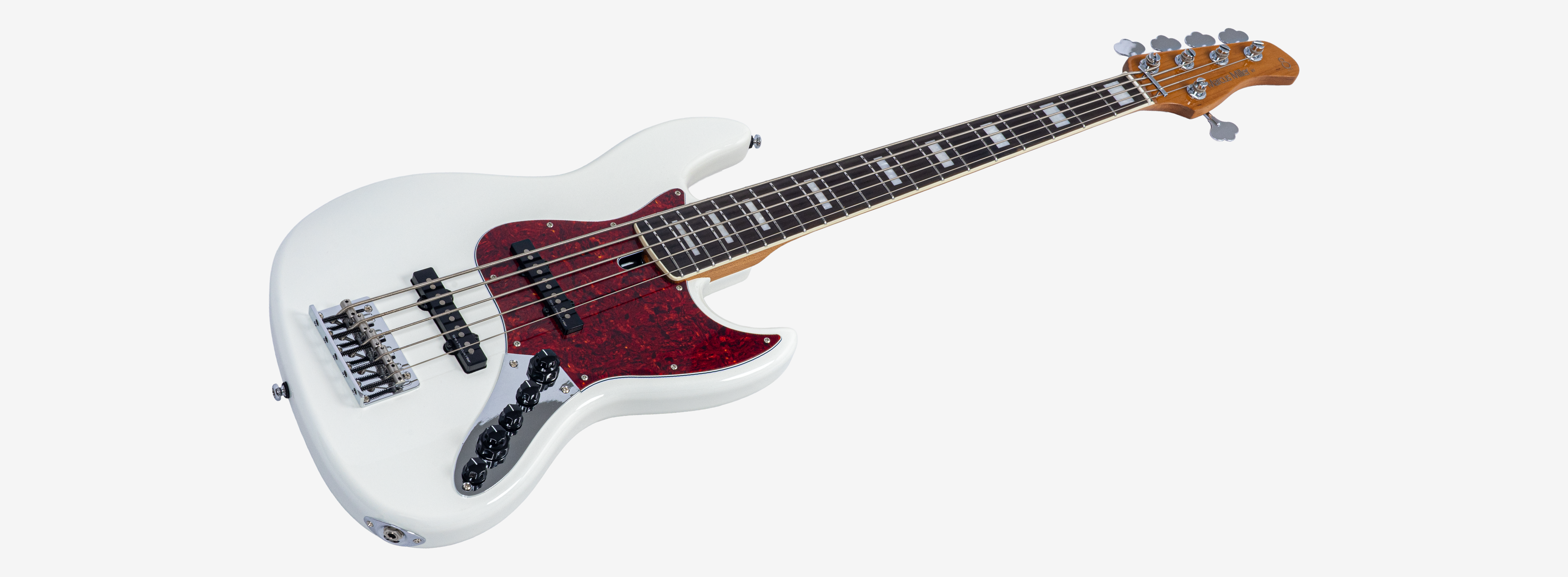 Sire V7N A5 Marcus Miller New Gen 5-snarige actieve basgitaar antique white